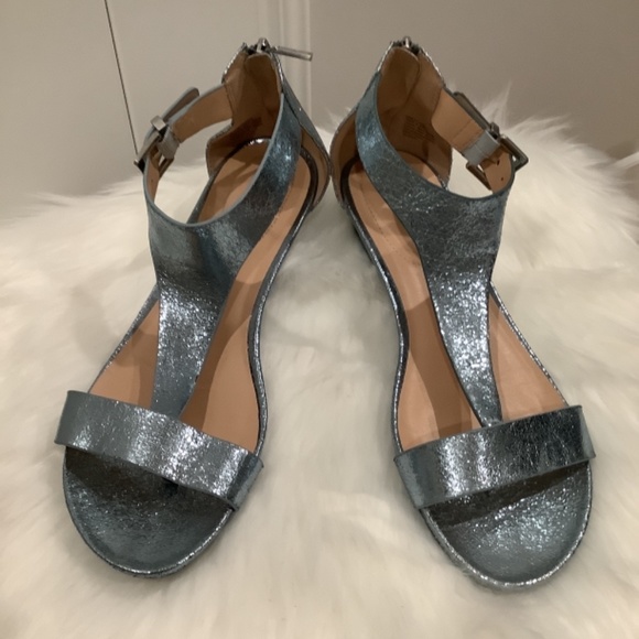 Kenneth Cole Size 9 Blue Metallic - Picture 2 of 5